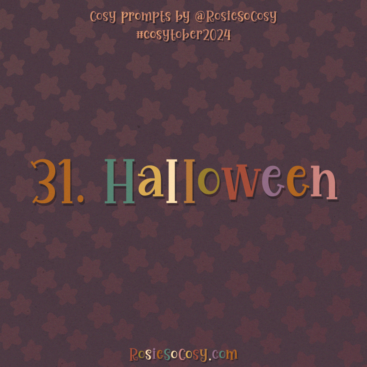 Cosytober 2024, day 31: Halloween