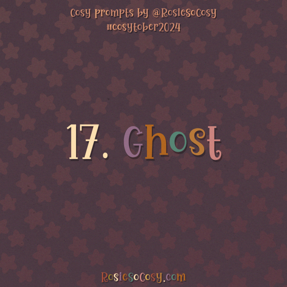 Cosytober 2024, day 17: Ghost